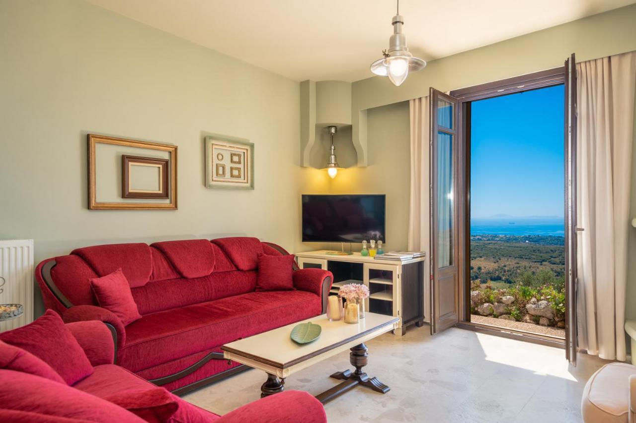 Saint George Castle Villa With Sea View Livathos  ภายนอก รูปภาพ